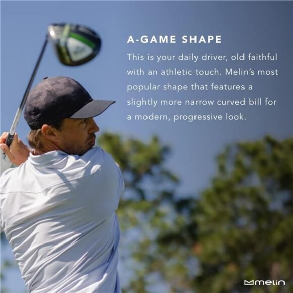 Performance Snapback Hats, Water-Resistant Baseball Caps  for Men & Women, Golf - Picture 5 of 7